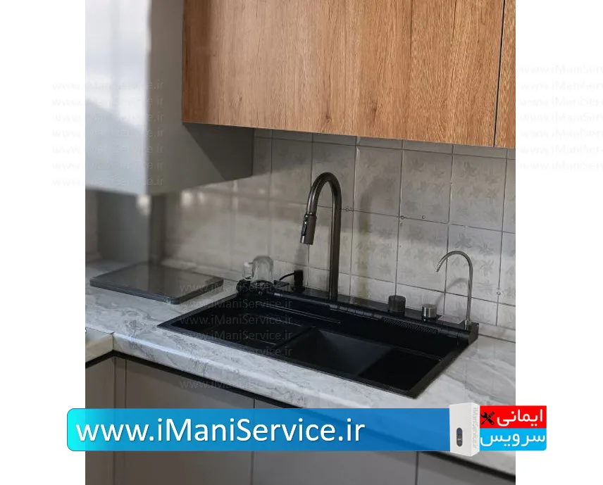 نصب سینک پیانویی در کرج و تهران - 7کلید - 5کلید - 2 کلید